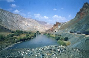 Doğu Ekspres near Divriği mid-1990s